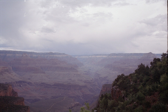Grand Canyon Top Cloudy