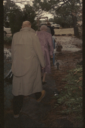 Dad & Grandma leaving