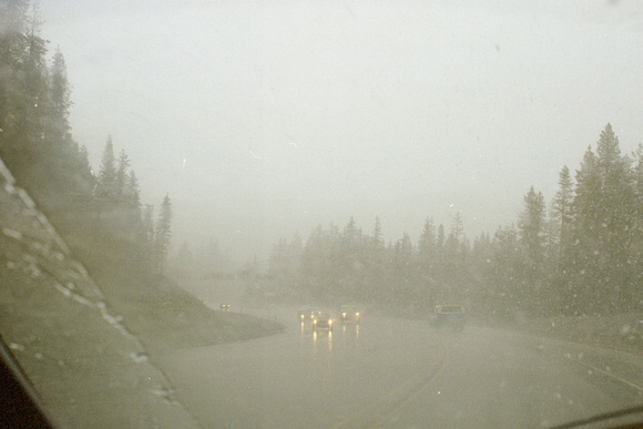 Rain Shot in Car