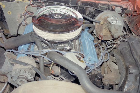Engine with new air cleaner