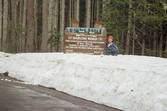 Barlow Pass in Snow